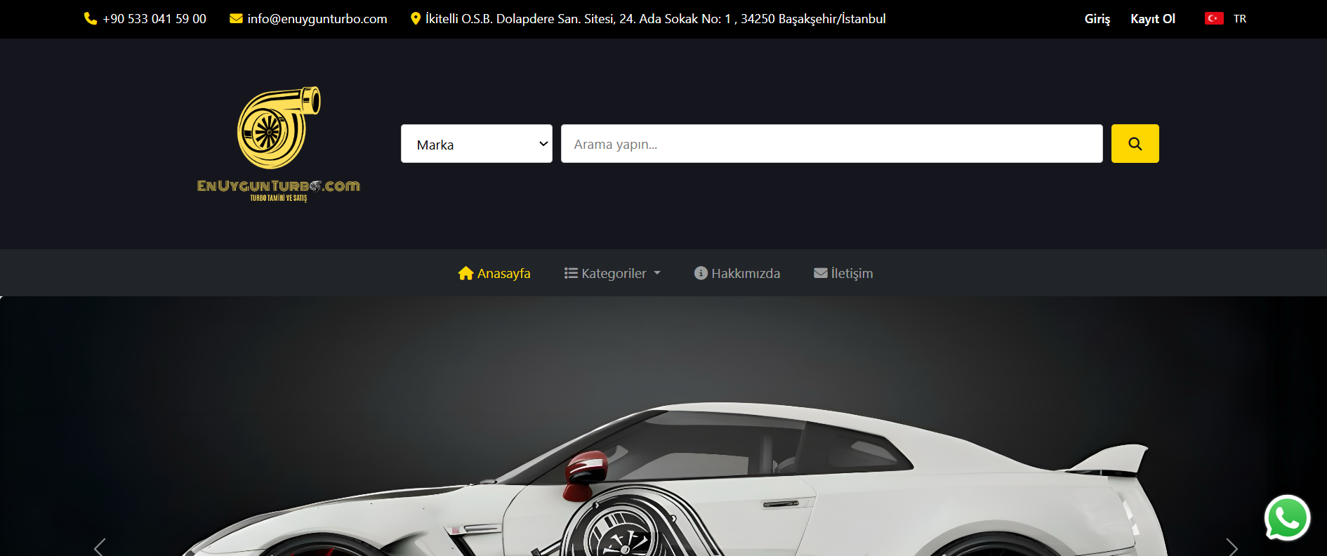 Kurumsal site örneği